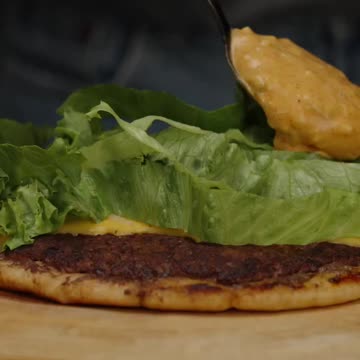 Pita Hamburger Sandwich