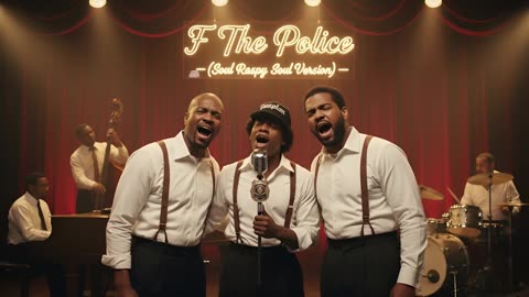 Dr.Dre, Eazy-E, Ice Cube - F*ck The Police (1950's A.I. Soul "Masterpiece Warning" )