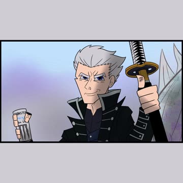 Vergil's White Monster (energy drink)