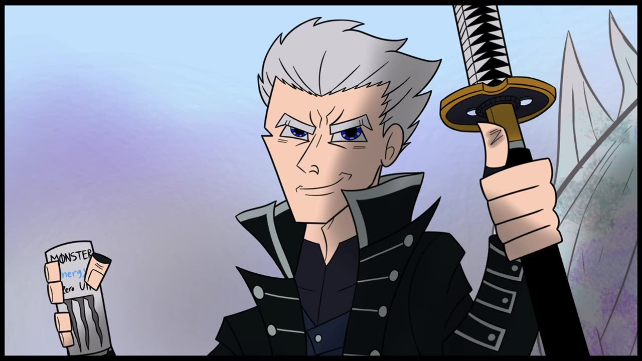 Vergil's White Monster (energy drink)