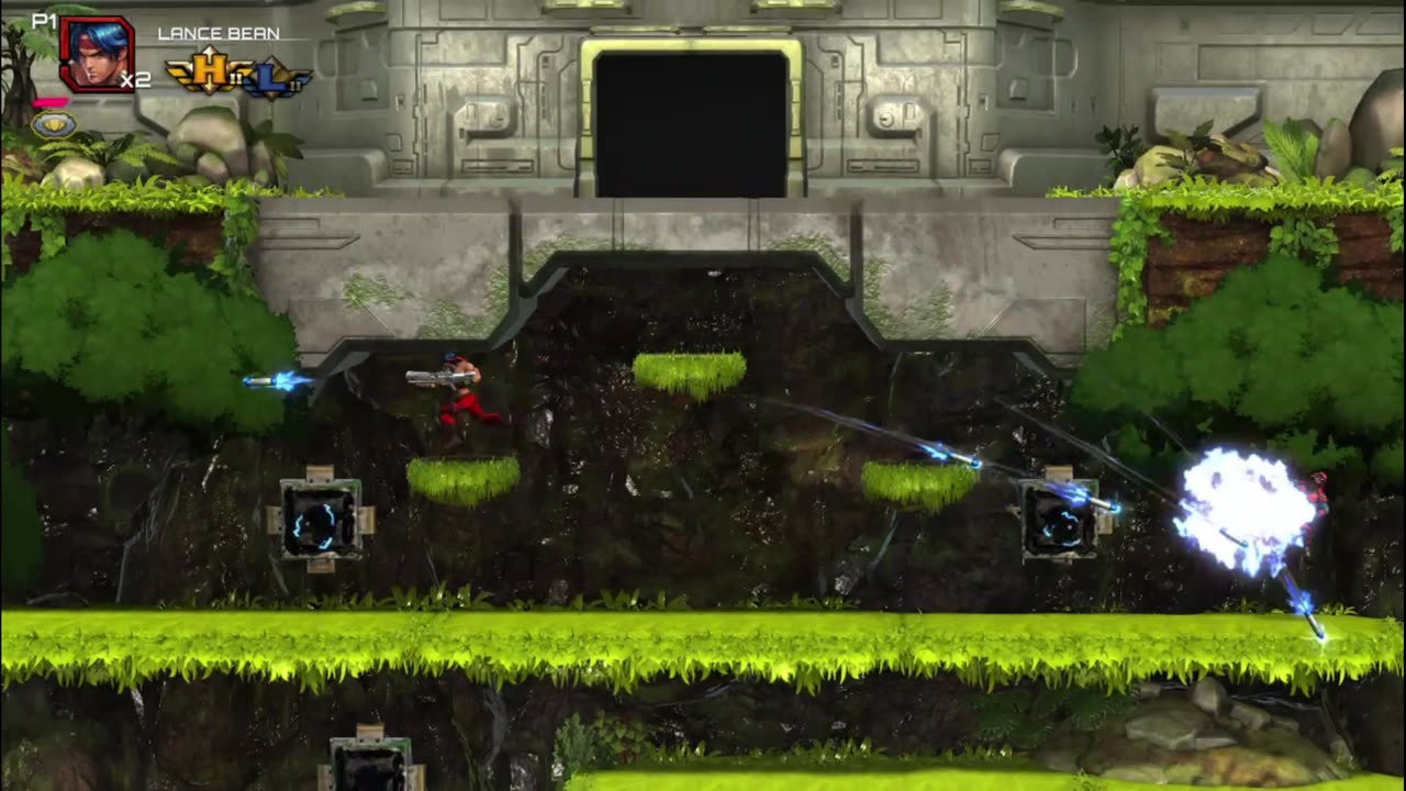 CONTRA OPERATION GALUGA DEMO LANCE BEAM GAMEPLAY