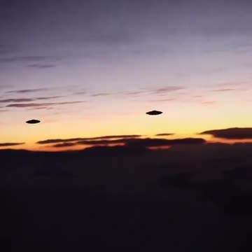 Look at what's accompanying their PLANE! 🛸