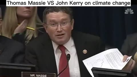 Thomas Massie makes a joke out of John Kerry.