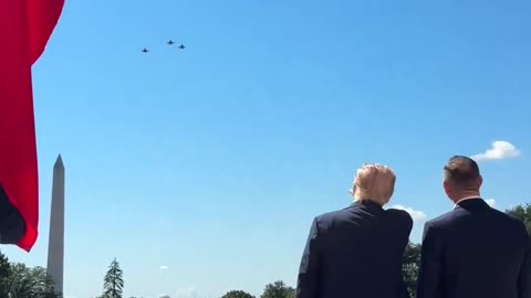 Trump greets Polish President Nawrocki