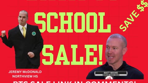 SAVE $$$!!!!! BACK-T0-SCHOOL SALE!!