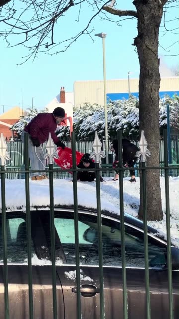 Rolling white balls and stacking them