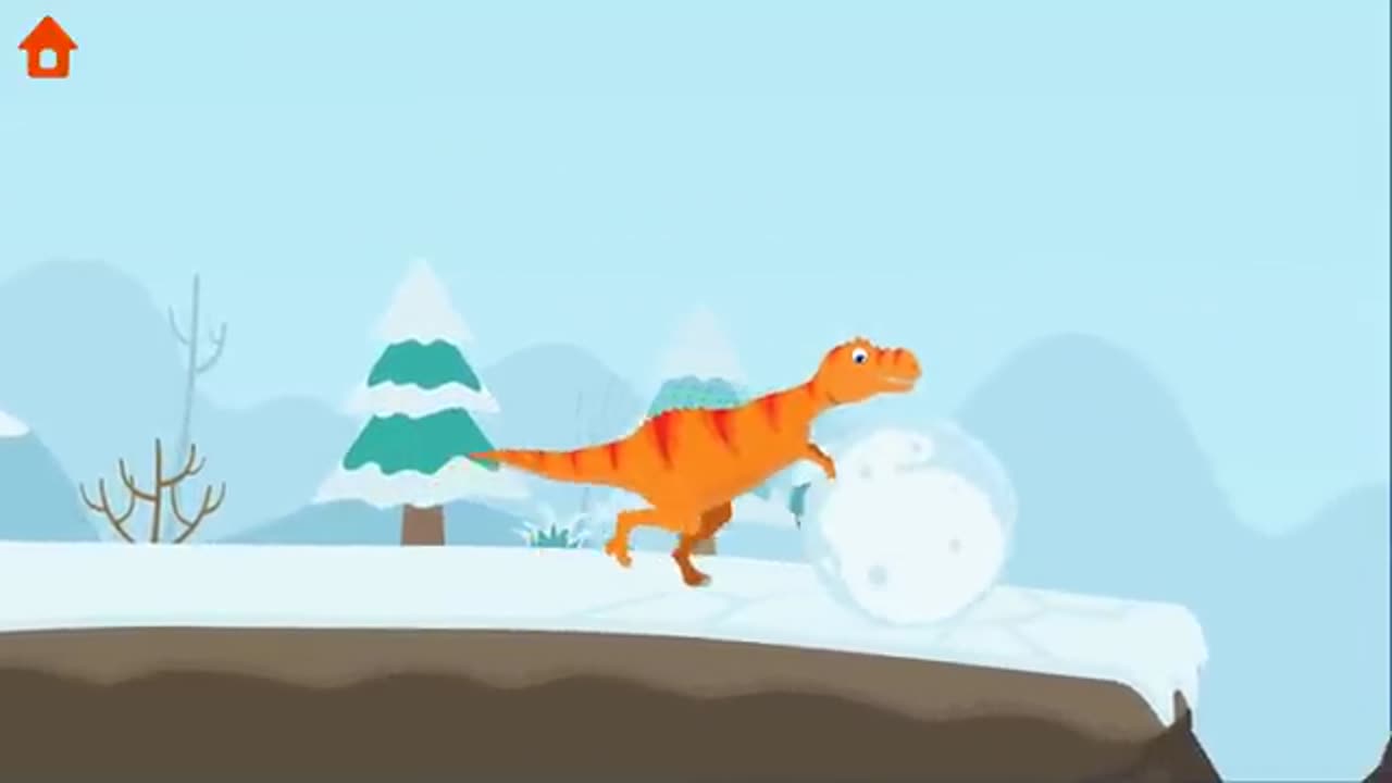 Dinosaur Playing Kids Video