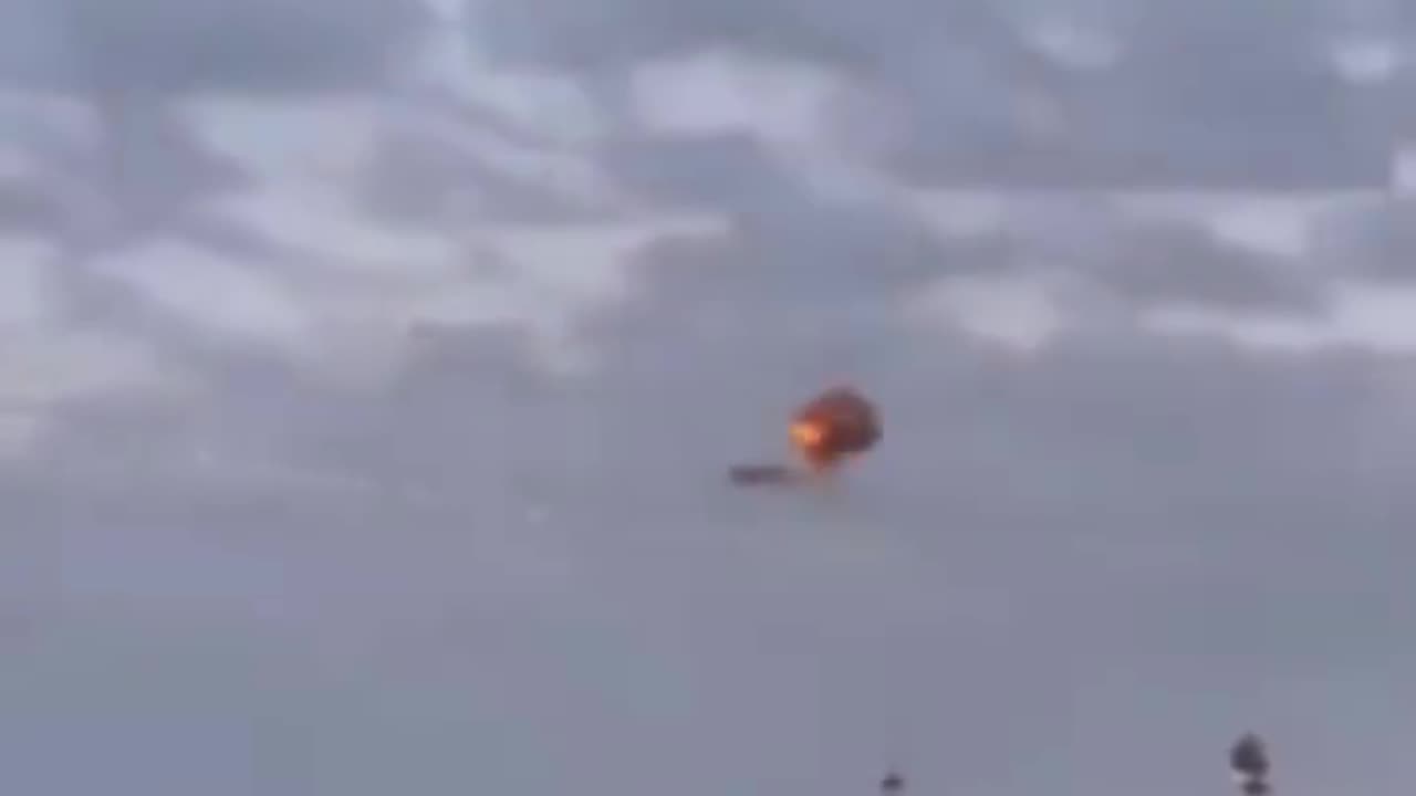 Incredible! C-RAM Destroys Incoming Drone Over US Base in Erbil, Iraq!