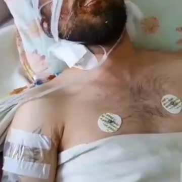 Russian Soldier Celebrating Still Being Alive