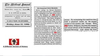 1892 News Article - Jew Seligmans are the Rothschilds of the US and advisor to US President