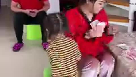 New funny videos 2021, Chinese funny video try not to laugh #short