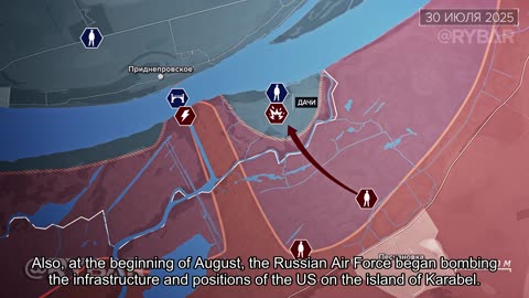 🇷🇺 🏹 🎣 Rybar’s Analysis: Fighting around Aleshki and Strikes on Kherson