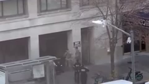 Immediate moments after the shooting of National Guard members in Washington DC today.