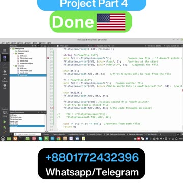 Student Work(Project) | COP 4634 Project 4 Part 4 - File Systems & Networks Coursework | UWF