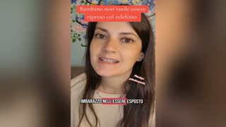 PARENTAL COACH: Bambino non vuole essere ripreso col telefono.