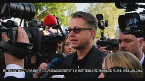 Spot wyborczy KW Kandydata na Prezydenta Rzeczypospolitej Polskiej Macieja Maciaka