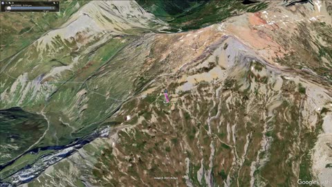 Day 3 on the TMB - Google Earth View