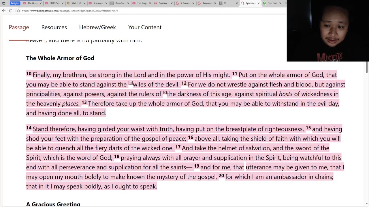 talking about aliens, demons and jews