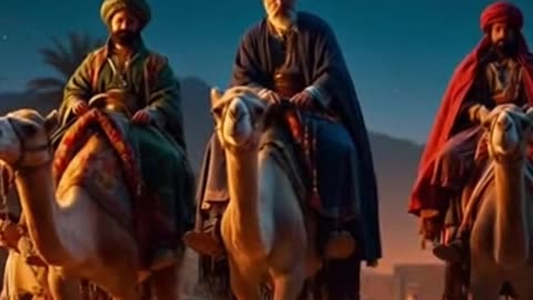 Van llegando los Reyes magos