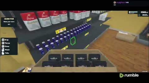 (Run to 100 follows! ) 1 Chill super market sim