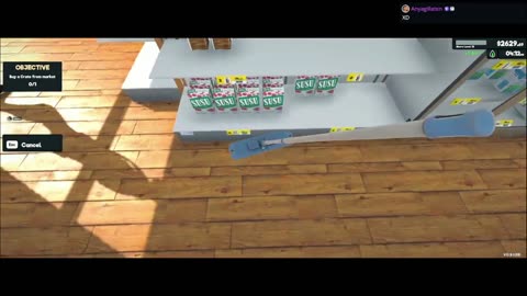 (Run to 100 follows! ) 1 Chill super market sim