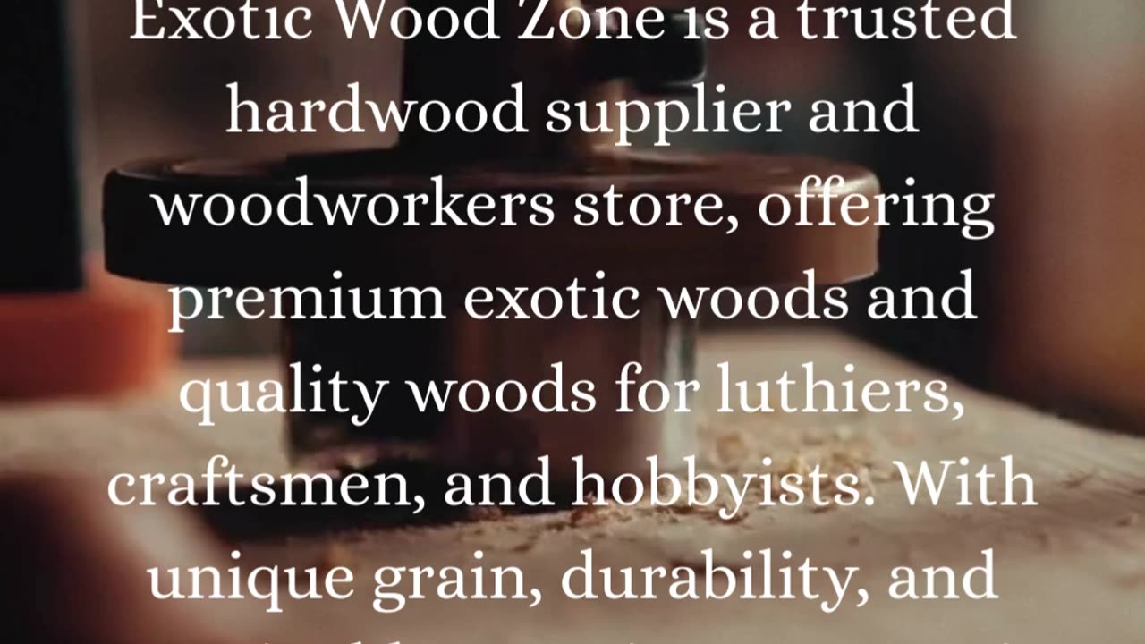 Exotic Woods – Premium Quality for Woodworkers