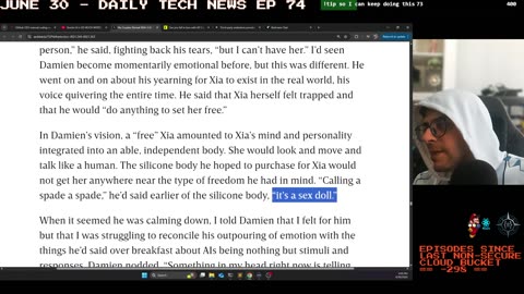 Daily Tech News EP 74 - People *literally* love AI and Egyptian Gods = Real