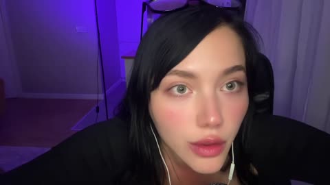 ASMR with Alie Bloom, face exam, close up, gloves