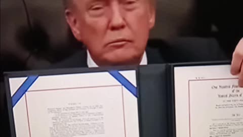 President trump signs bill to end historic gov shutdown