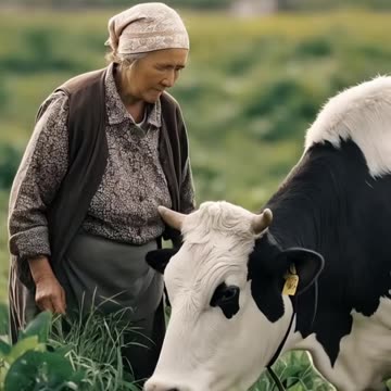 Grandma vs Cow: WHO YOU GOT?! 🐄👵💥