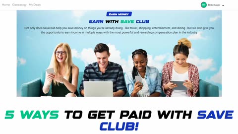 SAVE CLUB - AMAZING COMPENSATION PLAN - 5 WAYS TO MAKE MONEY AS A TEAM BUILDER - TOP TEAM ROB BUSER