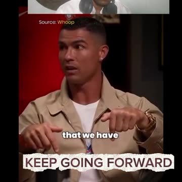 CRISTIANO RONALDO INSPIRES MILLIONS: MOVING FORWARD NO MATTER THE OBSTACLES #relationshipadvice