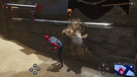 Battle63 Spiderman Punk vs Mini Sandmans Spiderman 2