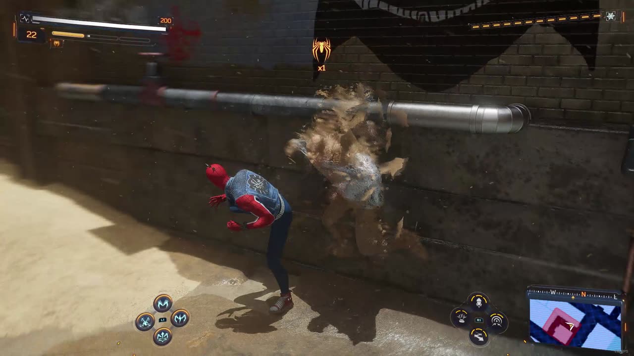 Battle63 Spiderman Punk vs Mini Sandmans Spiderman 2