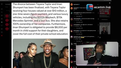 Teyana Taylor & Iman Shumpert Divorce Settlement is INSANE !!