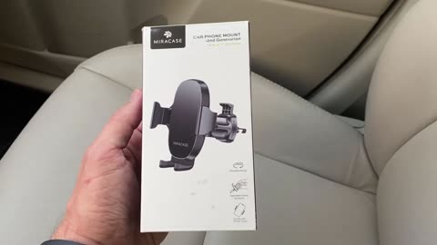 Miracase Phone Holders for Your Car with Metal Hook Clip, Air Vent Cell Phone Stand Car Mount