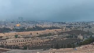 Overlooking Mount of Olives