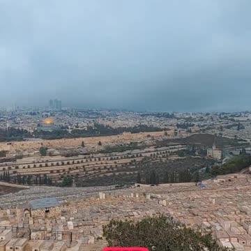 Overlooking Mount of Olives