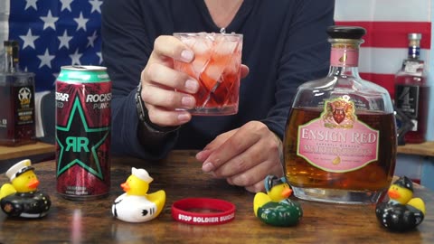 Aaron Fellows - Ensign Red Watermelon Whiskey & Rockstar Watermelon Energy Drink