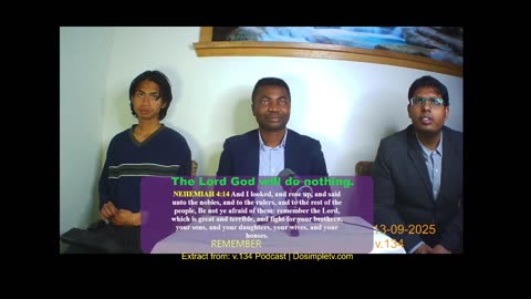 The Lord God will do nothing.