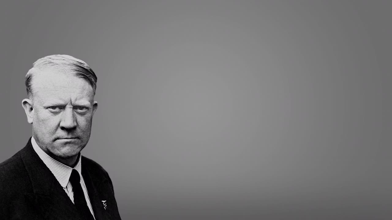 Hitler's Norwegian ally Vidkun Quisling warning of Jew World Order.