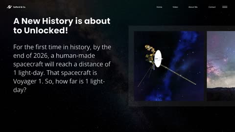 A 30-Sec Astronomy Info: Voyager 1 The Farthest Space Probe Ever
