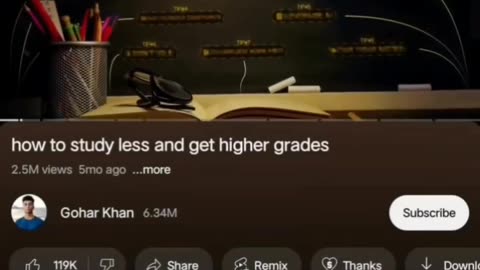 Study less and hier grade