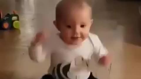 Creepy baby crawls