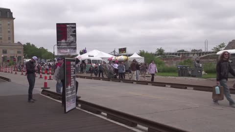 Preaching to Sinners at Stone Arch Bridge Event