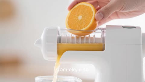 Espremedor elétrico frutas – Rápido e eficiente.