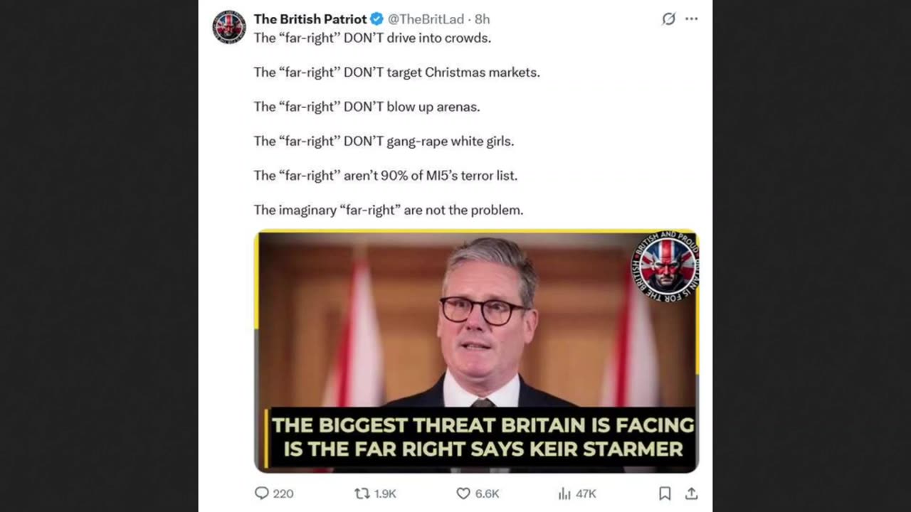 Keir Starmer Says "Far Right" is Greatest UK Threat - Explained