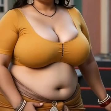 Curves, confidence, and a little bit of sass 💛✨ Desi glam, balcony vibes!