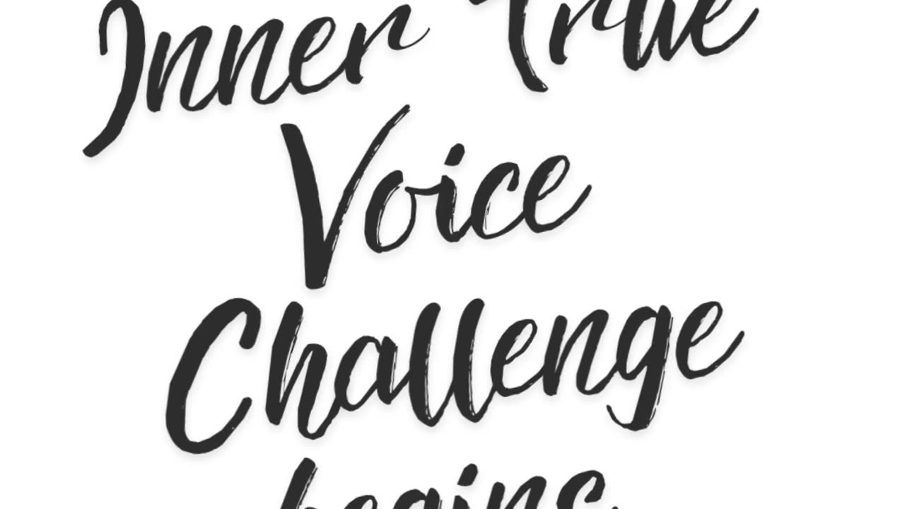 Find Your Inner True Voice Challenge - A Journaling Practice