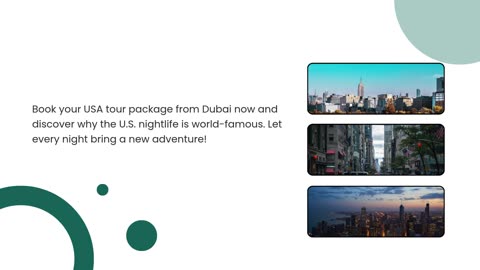 Discover America’s Nightlife: Exclusive USA Tours from Dubai
